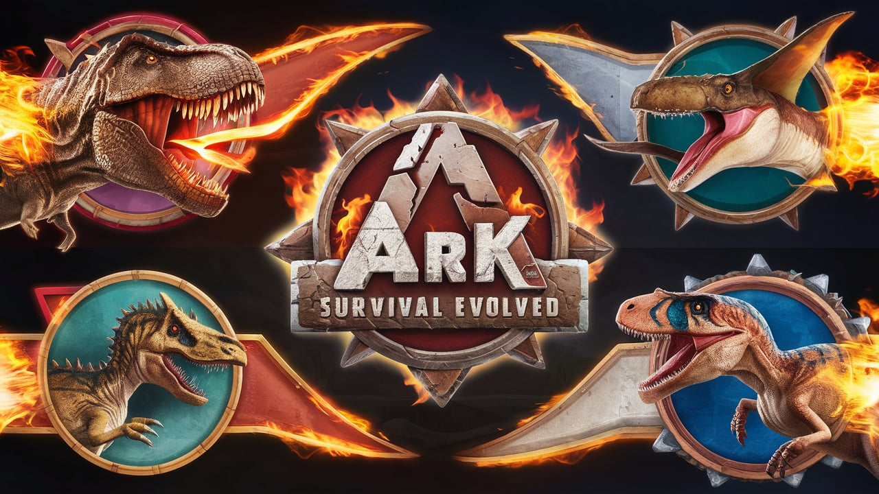 ARK Survival Evolved (2017) Game Icons Banners