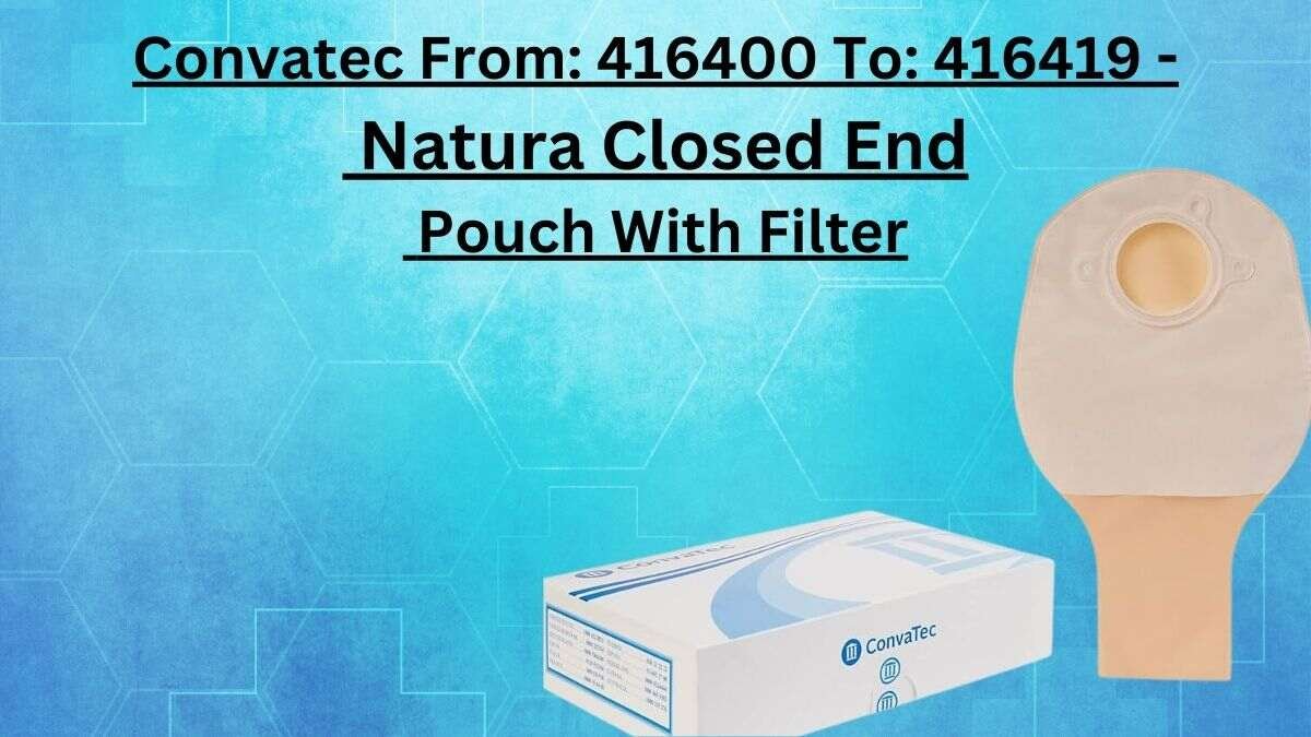 Convatec from: 416400 to: 416419 - Natura Closed End Pouch with Filter