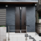 Black composite doors